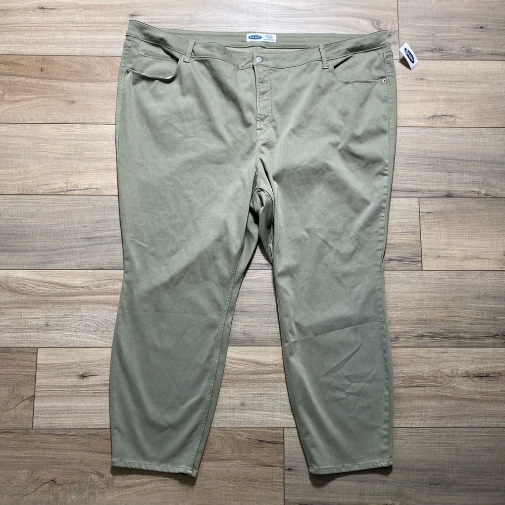 Old Navy Womens Rockstar Super Skinny High Rise Jeans Size 30 Plus Green‎
